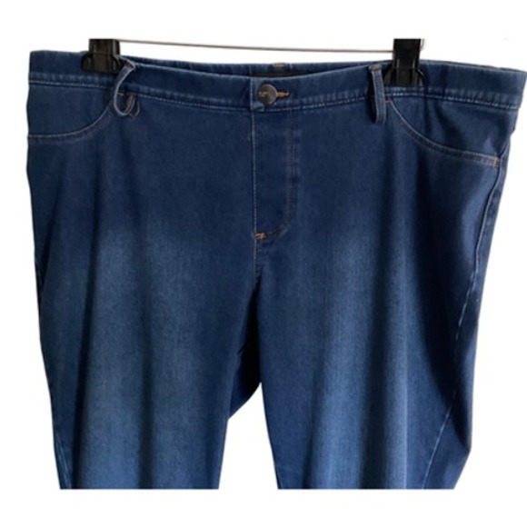 Lee Platinum Label Easy Fit Legging Jeans Dark Wash Women XL - Picture 11 of 11